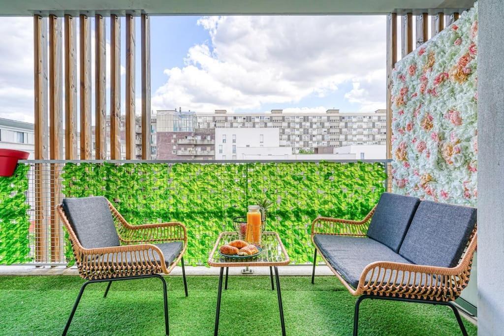 Ferienwohnung T2 LUXE proche PARIS TERRASSE PARKING PRIVE Vitry-sur-Seine Exterior foto